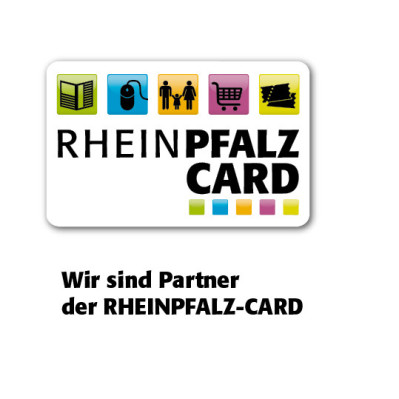 Bild der Rheinpfalz Card mit Rabatt Möglichkeit von 10 % auf den Grundbetrag